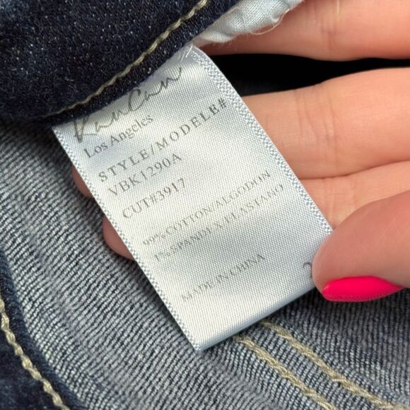 KanCan Denim Mid Rise Fray Hem Skinny Jeans - Picture 7 of 10